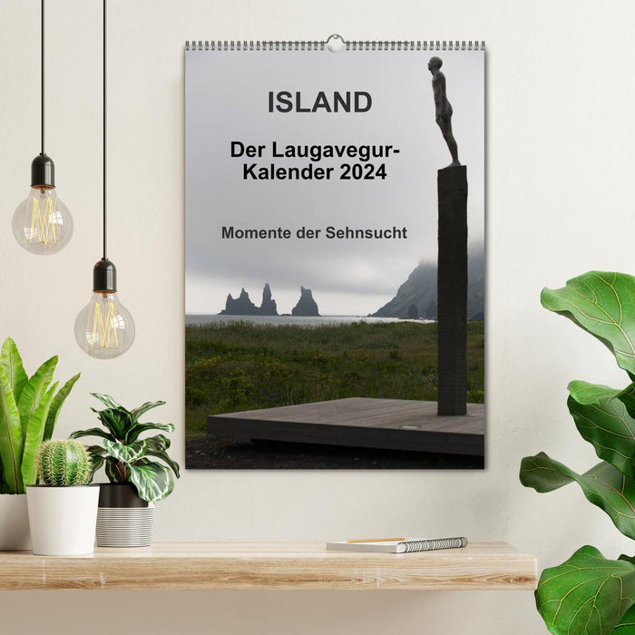 Island - Der Laugavegur-Kalender 2024 (CALVENDO Wandkalender 2024)