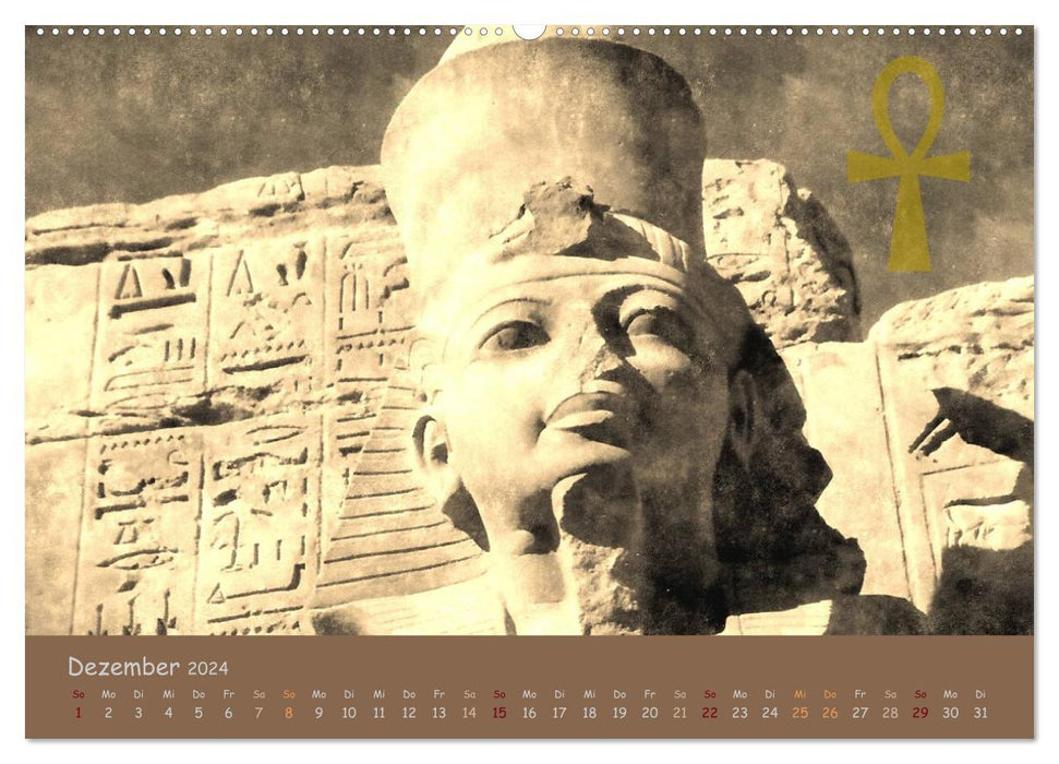 Ägypten Nostalgie & Antike 2024 AT Version (CALVENDO Wandkalender 2024)