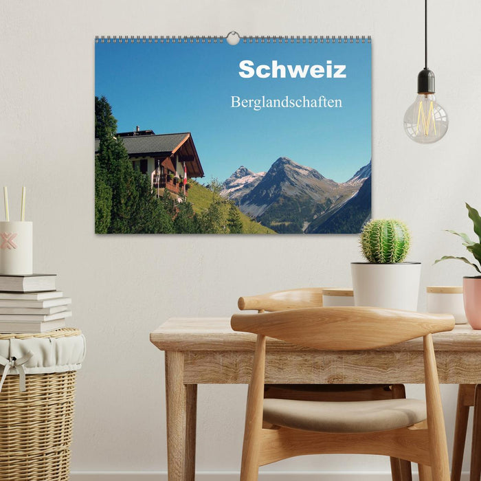Schweiz - Berglandschaften (CALVENDO Wandkalender 2024)