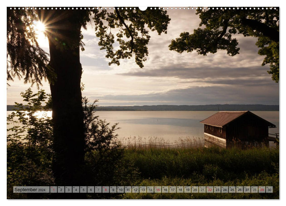 Quand je vois le lac, je n'ai plus besoin de la mer ! (Calendrier mural CALVENDO 2024) 