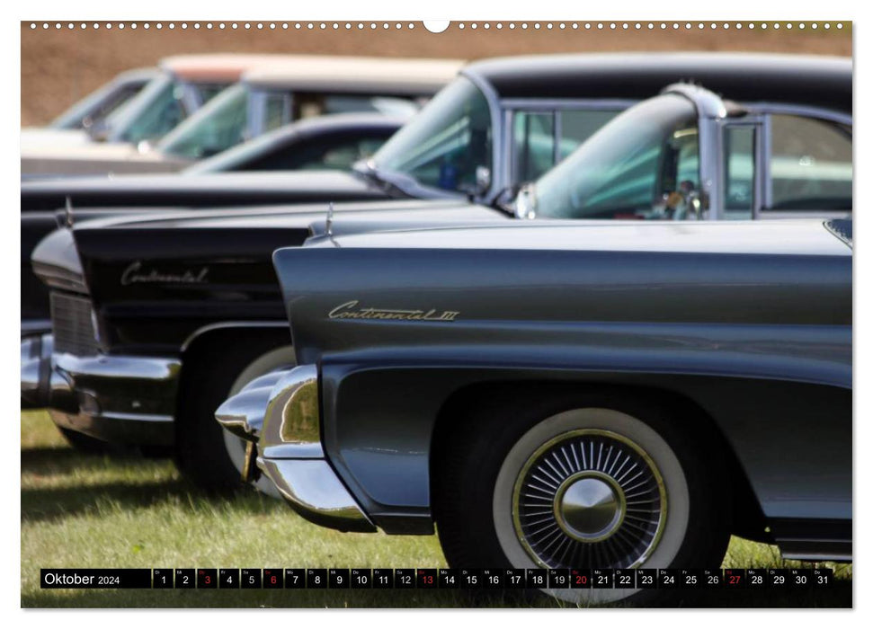 The art of mobility - american cars from the 50s & 60s (CALVENDO Premium Wandkalender 2024)