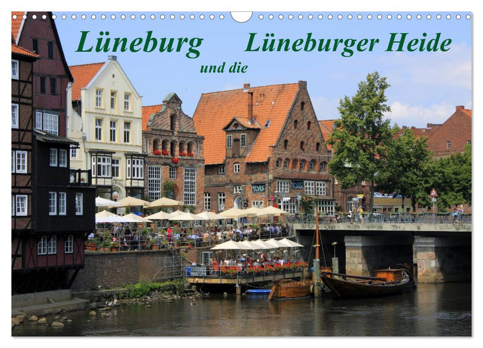Lüneburg und die Lüneburger Heide (CALVENDO Wandkalender 2024)