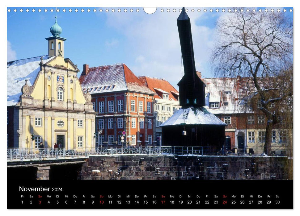 Lüneburg und die Lüneburger Heide (CALVENDO Wandkalender 2024)