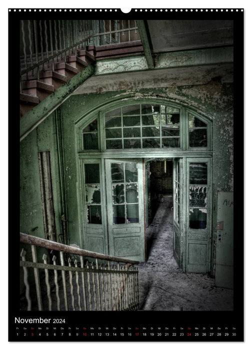 Lost Places Vergessene Orte (CALVENDO Premium Wandkalender 2024)