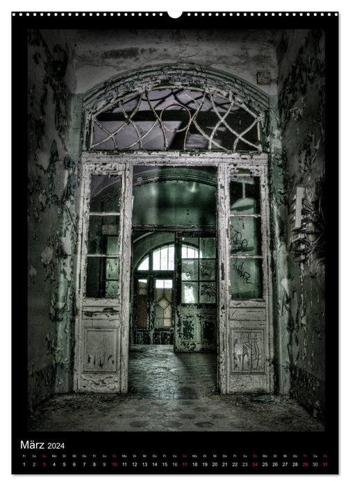 Lost Places Vergessene Orte (CALVENDO Premium Wandkalender 2024)