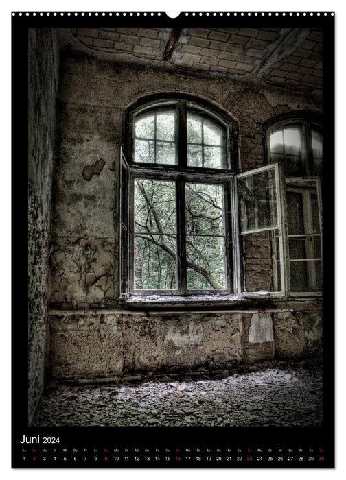 Lost Places Vergessene Orte (CALVENDO Premium Wandkalender 2024)