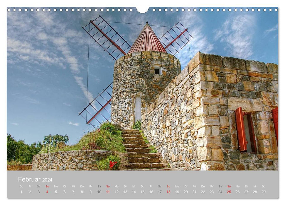 Musée du moulin de Gifhorn (calendrier mural CALVENDO 2024) 