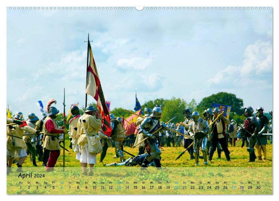 Bataille des Chevaliers - Guerres des Roses (Calendrier mural CALVENDO 2024) 