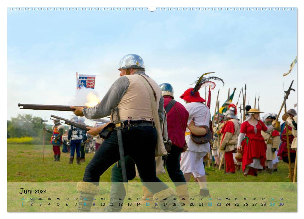 Bataille des Chevaliers - Guerres des Roses (Calendrier mural CALVENDO 2024) 