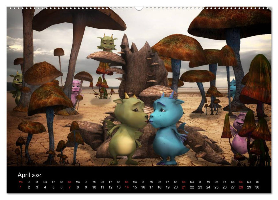 Märchenhaftes für Kinder (CALVENDO Wandkalender 2024)