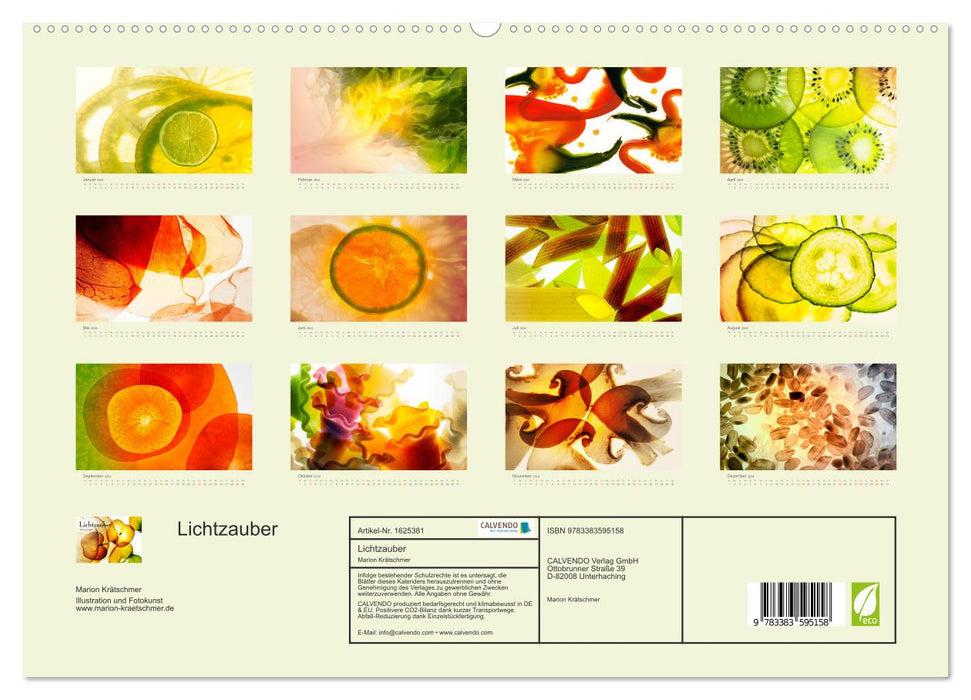 Lichtzauber (CALVENDO Premium Wandkalender 2024)