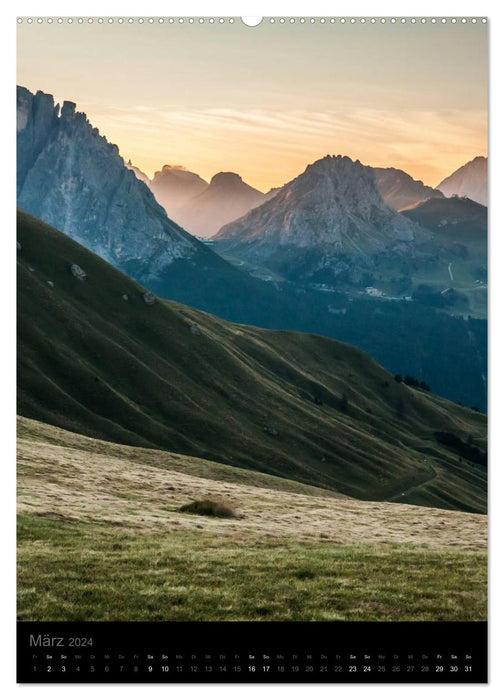 Tyrol - Fascination Montagnes (Calendrier mural CALVENDO 2024) 