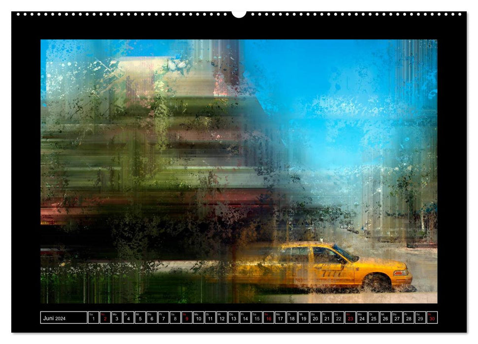 Digital-Art URBAN VIEWS (CALVENDO Premium Wandkalender 2024)