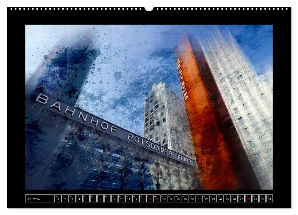 Digital-Art URBAN VIEWS (CALVENDO Premium Wandkalender 2024)