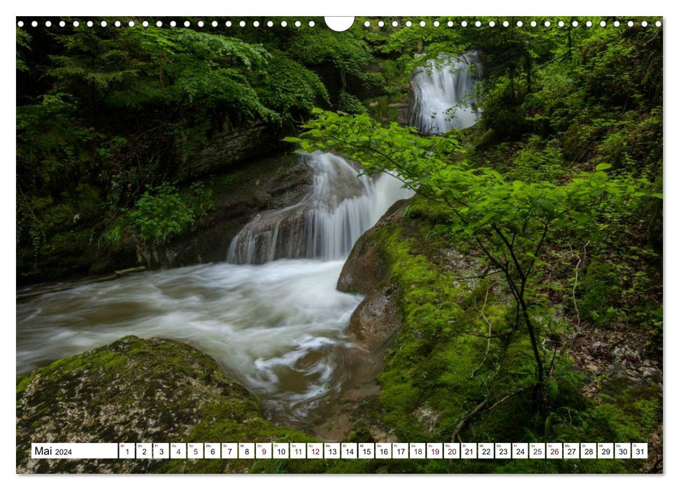 Schweiz - Eine Reise durch die idyllische Bergwelt (CALVENDO Wandkalender 2024)