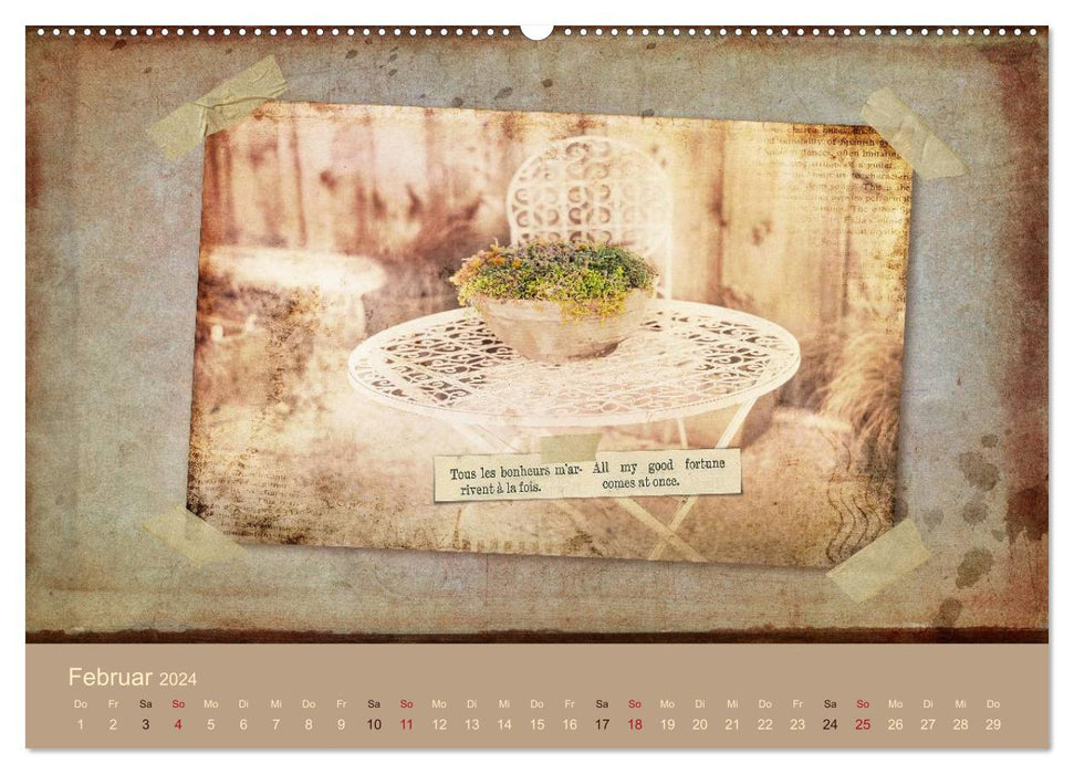 French Vintage Country (CALVENDO Premium Wandkalender 2024)