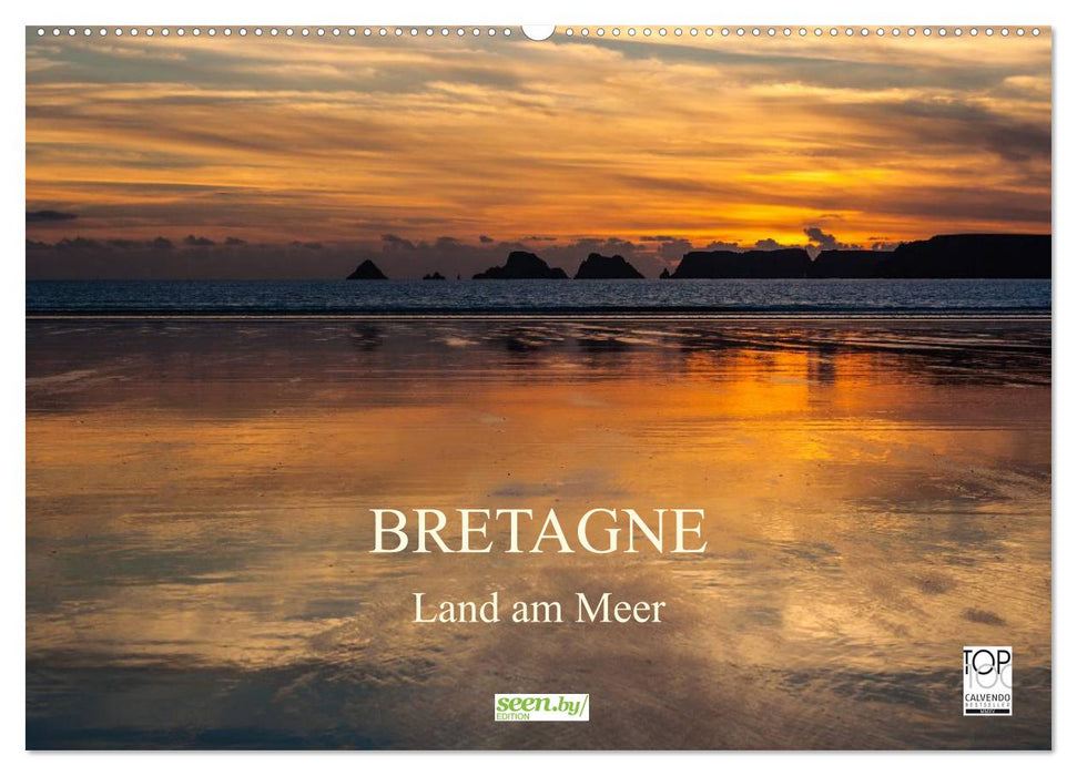 Bretagne - Land am Meer (CALVENDO Wandkalender 2024)