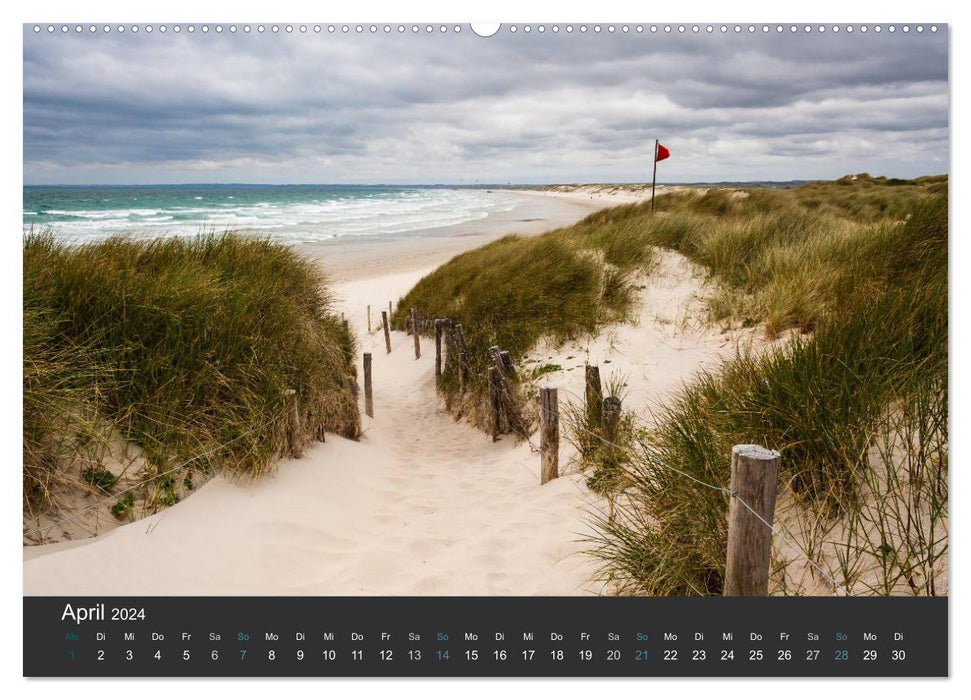 Bretagne - Land am Meer (CALVENDO Wandkalender 2024)