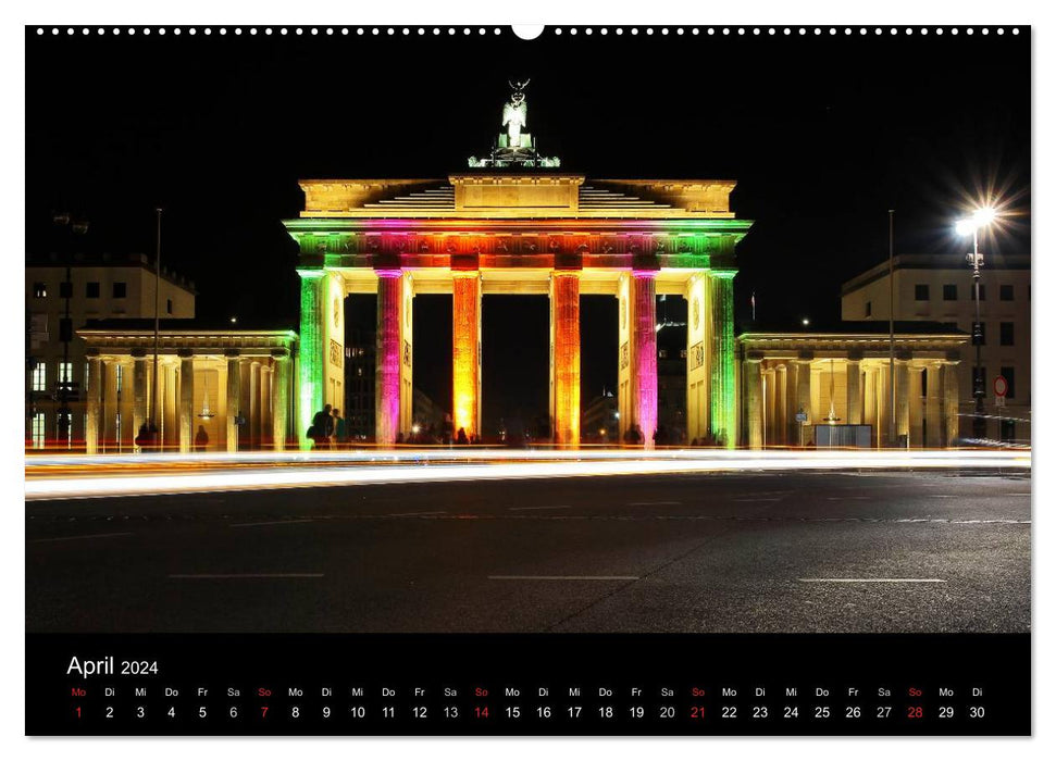 Berliner Nächte (CALVENDO Premium Wandkalender 2024)