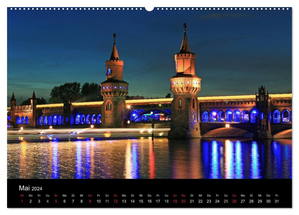 Berliner Nächte (CALVENDO Premium Wandkalender 2024)