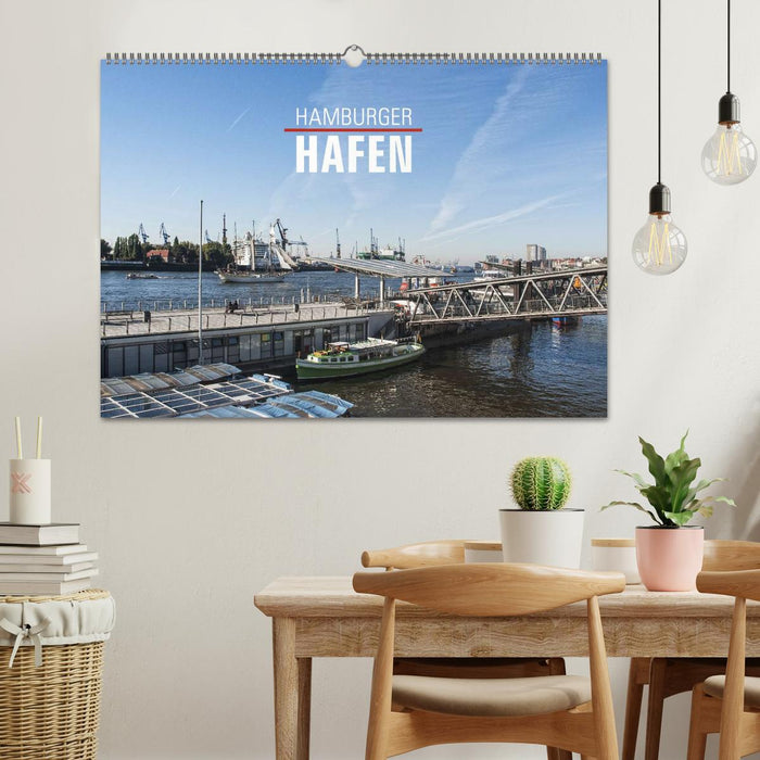 Hamburger Hafen (CALVENDO Wandkalender 2024)