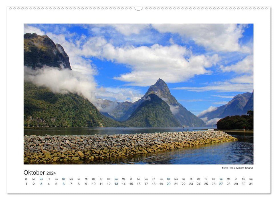 Neuseeland - unterwegs im Land der Kiwis (CALVENDO Premium Wandkalender 2024)