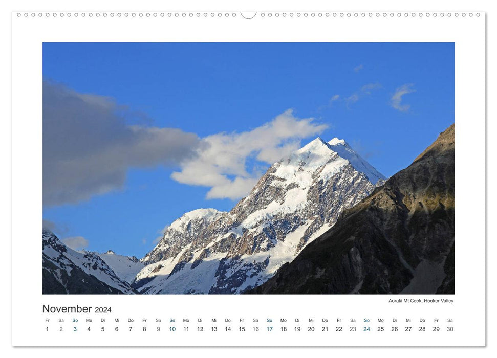 Neuseeland - unterwegs im Land der Kiwis (CALVENDO Premium Wandkalender 2024)