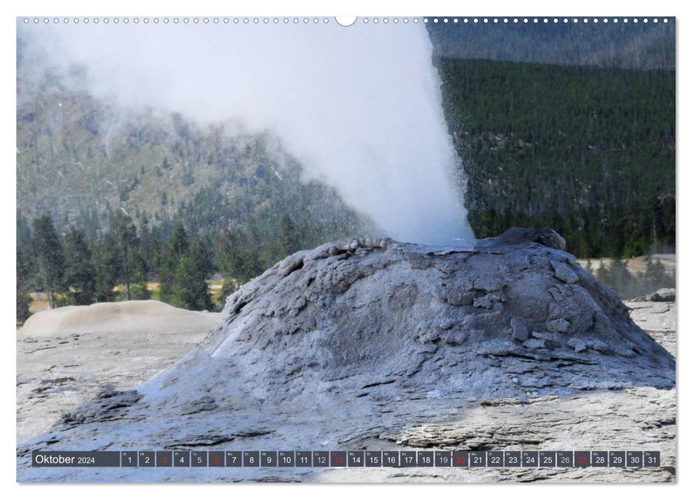 Der Yellowstone Nationalpark (CALVENDO Wandkalender 2024)