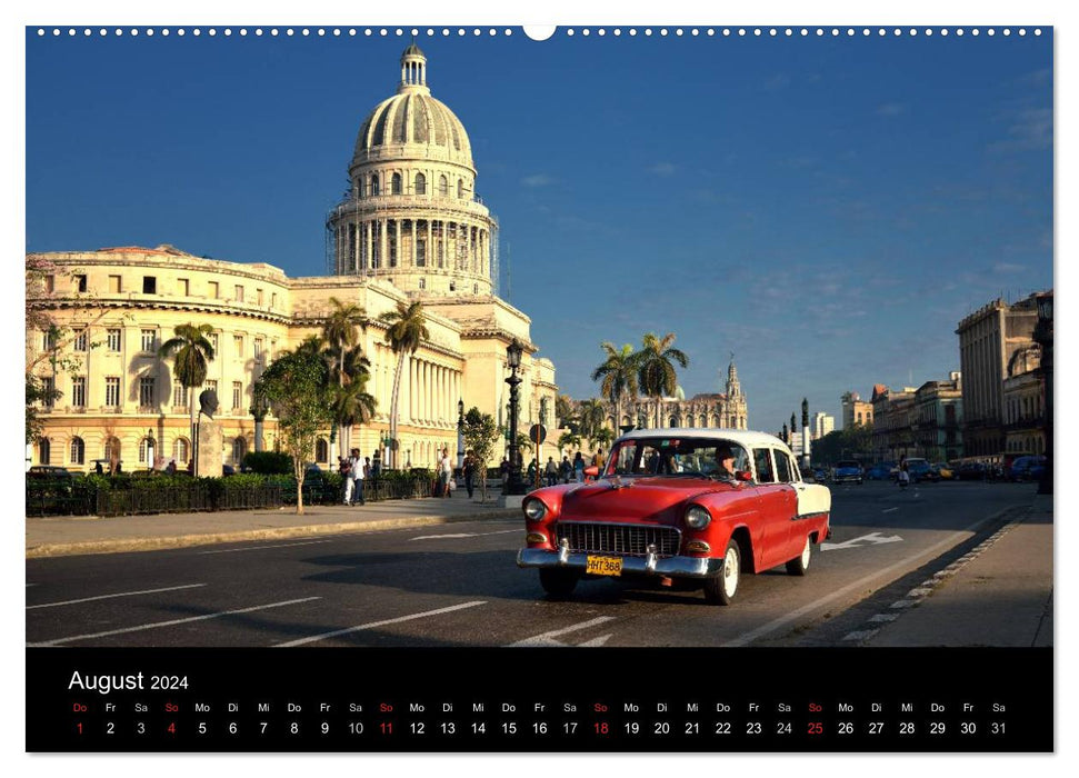 Cuba Cars (CH-Version) (CALVENDO Wandkalender 2024)