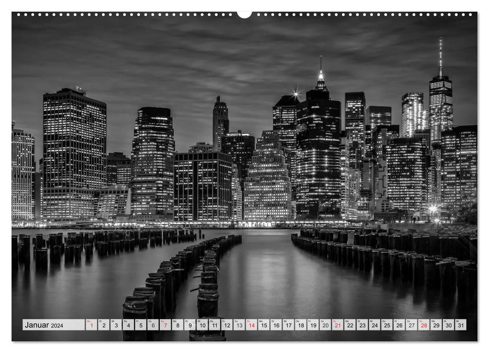 NEW YORK Urbane Ansichten (CALVENDO Premium Wandkalender 2024)