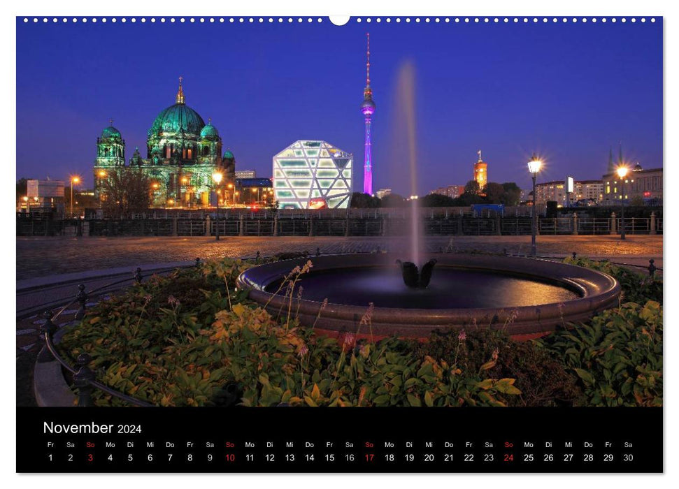 Berliner Nächte (CALVENDO Wandkalender 2024)