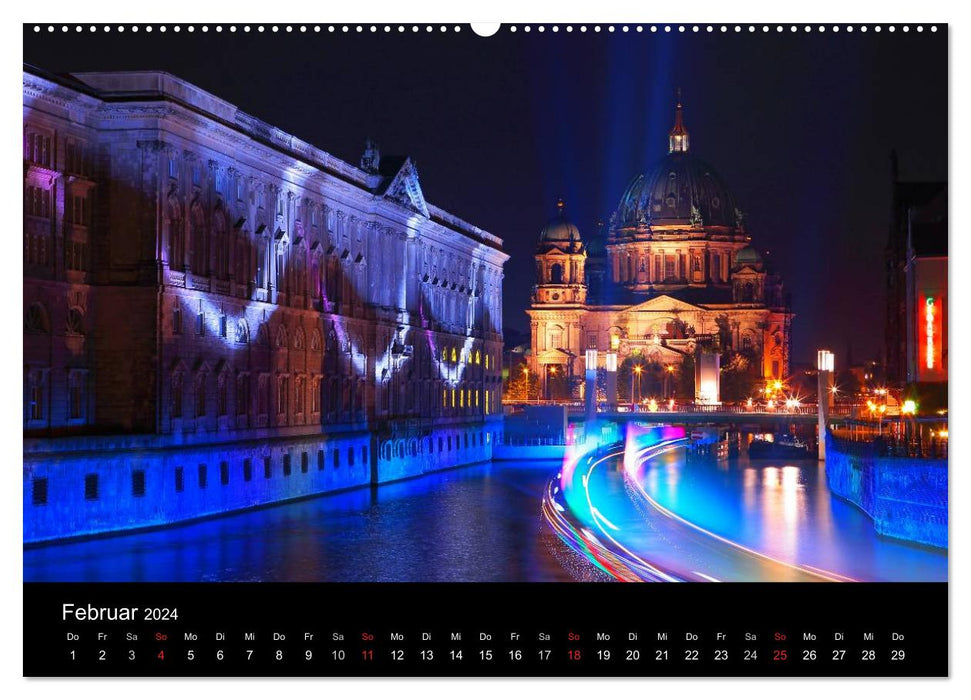 Berliner Nächte (CALVENDO Wandkalender 2024)