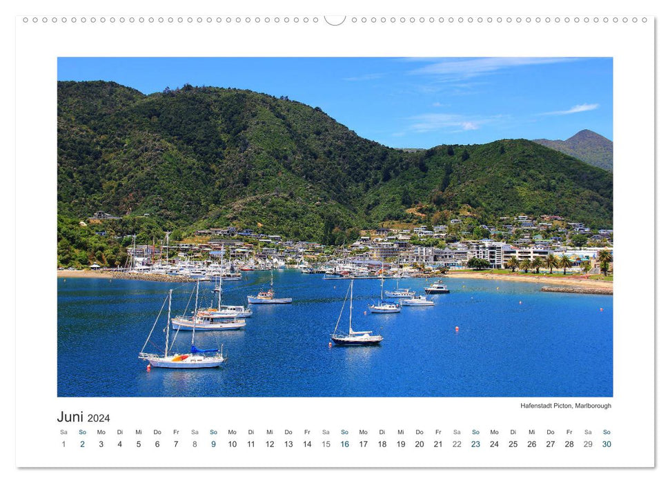 Neuseeland - unterwegs im Land der Kiwis (CALVENDO Wandkalender 2024)
