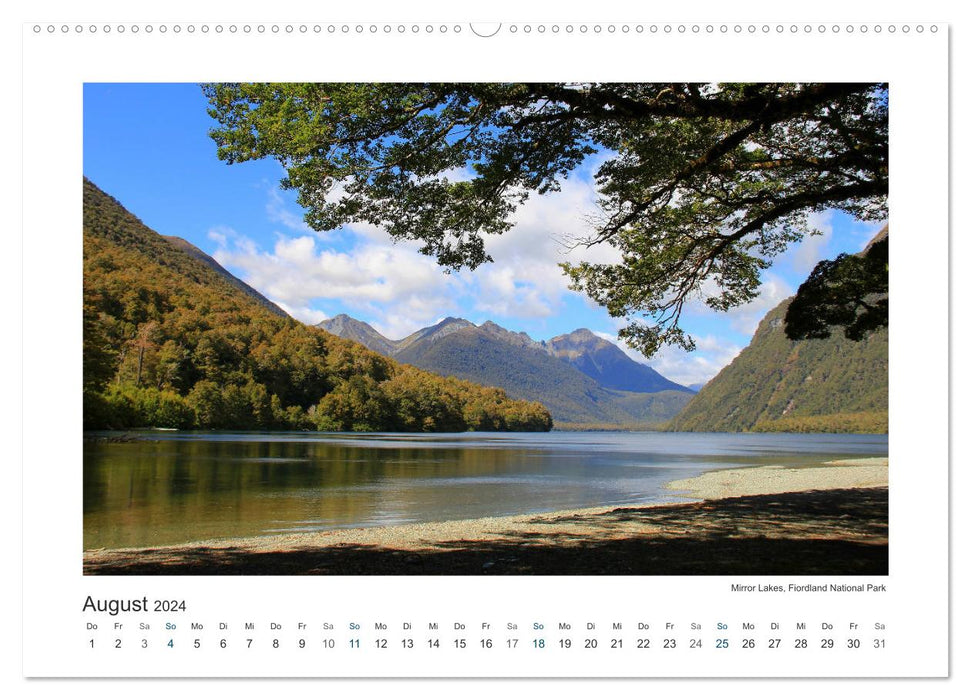 Neuseeland - unterwegs im Land der Kiwis (CALVENDO Wandkalender 2024)