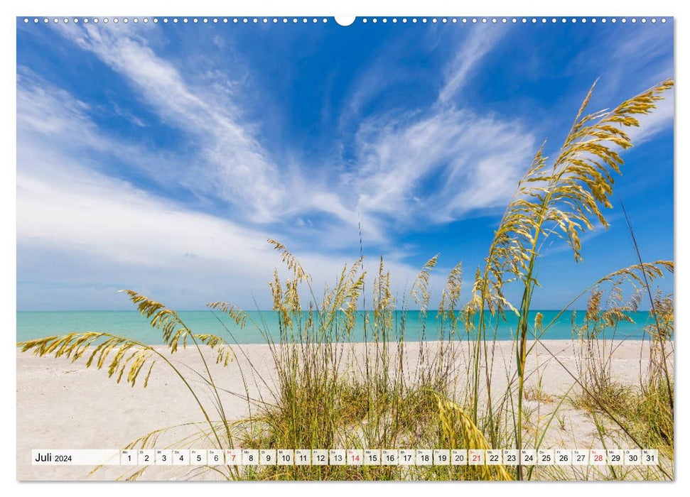 FLORIDA Paradiesischer Sonnenscheinstaat (CALVENDO Premium Wandkalender 2024)