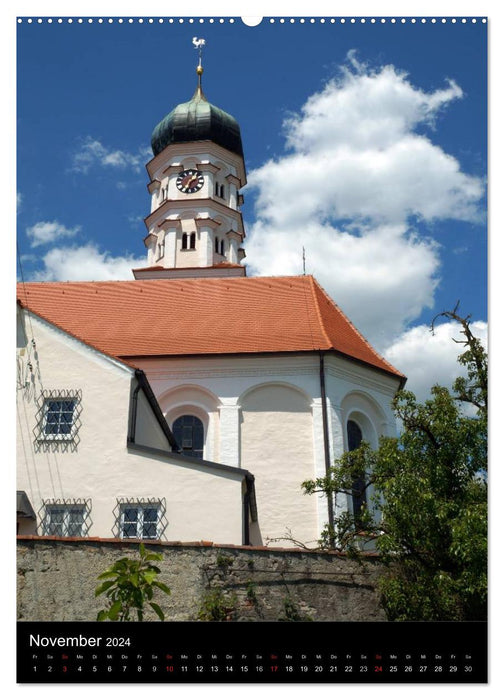 Kirchen in Deutschland - Göttliche Perlen aus Menschenhand (CALVENDO Premium Wandkalender 2024)