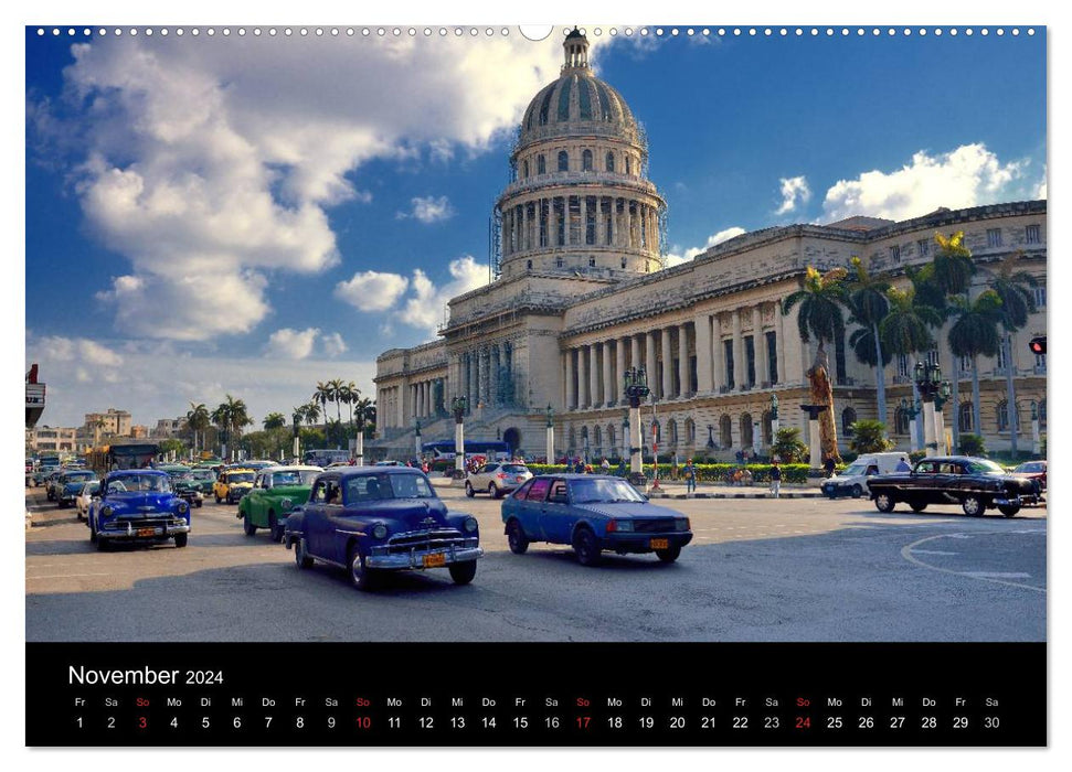 Cuba Cars (CALVENDO Premium Wandkalender 2024)