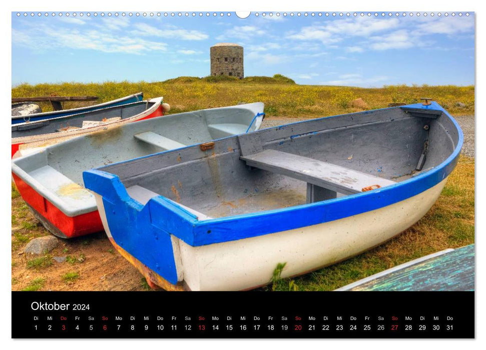 Jersey & Guernsey - britische Kanalinseln (CALVENDO Wandkalender 2024)