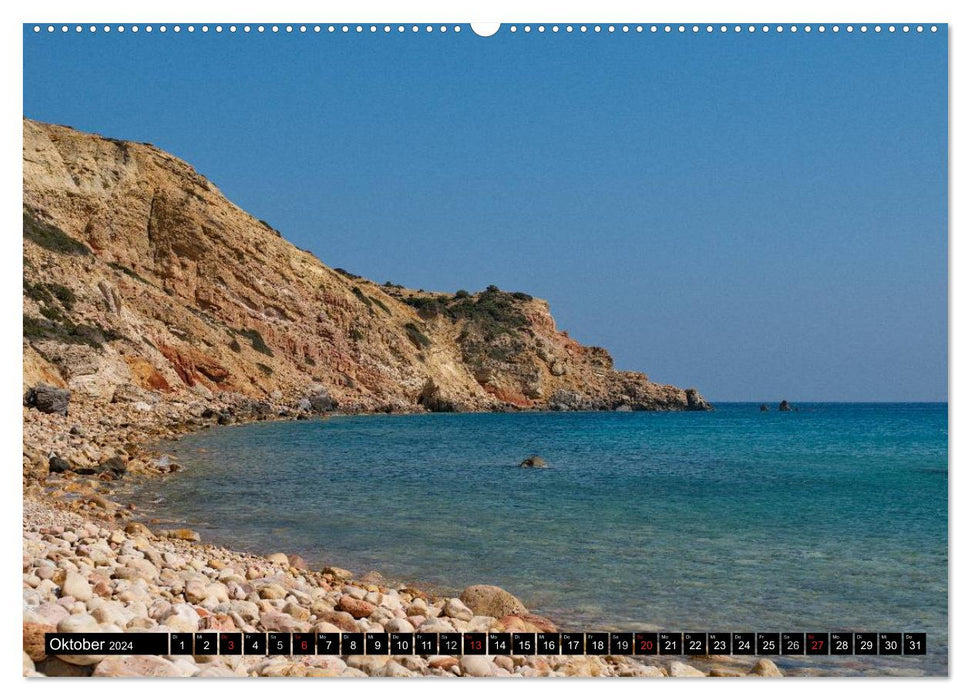 Milos, Insel der Farben (CALVENDO Premium Wandkalender 2024)
