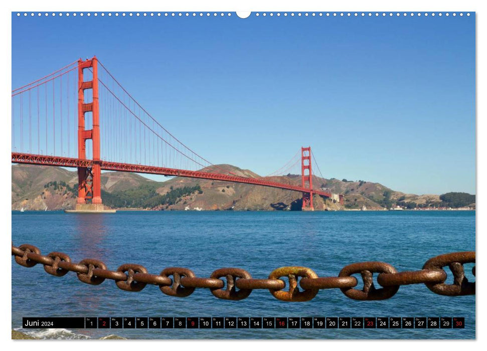 SAN FRANCISCO Kaliforniens Traummetropole (CALVENDO Wandkalender 2024)