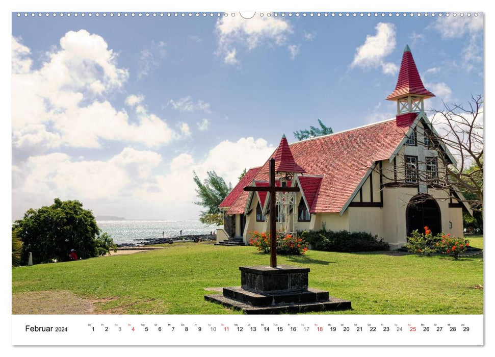 Inselparadies Mauritius (CALVENDO Premium Wandkalender 2024)