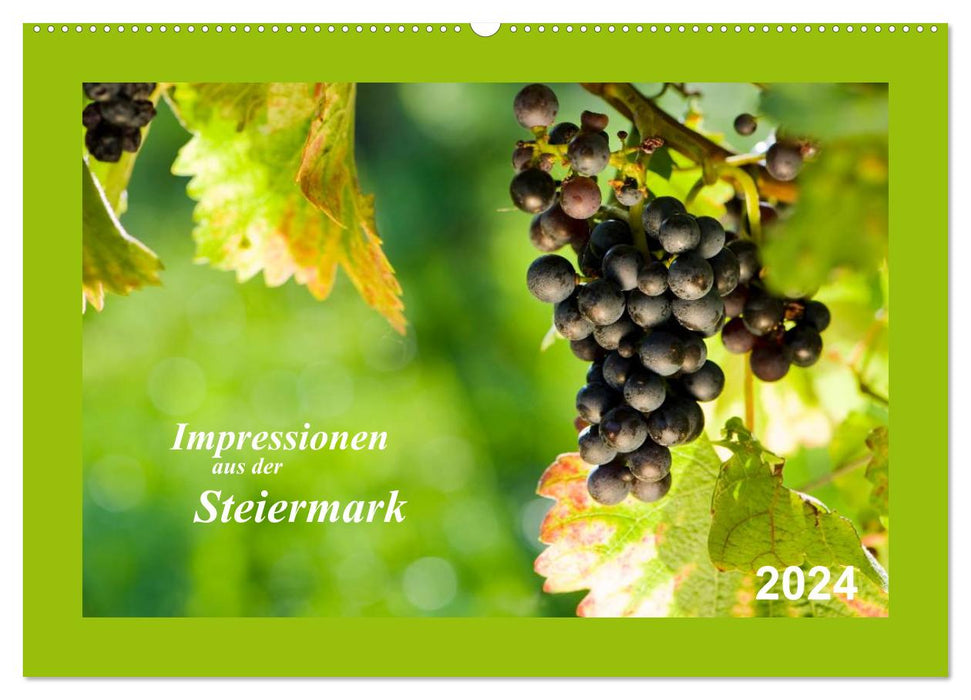 Impressionen aus der Steiermark (CALVENDO Wandkalender 2024)
