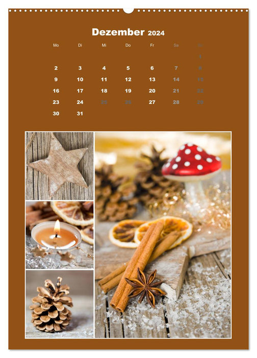 Der kunterbunte Collagen Kalender (CALVENDO Premium Wandkalender 2024)