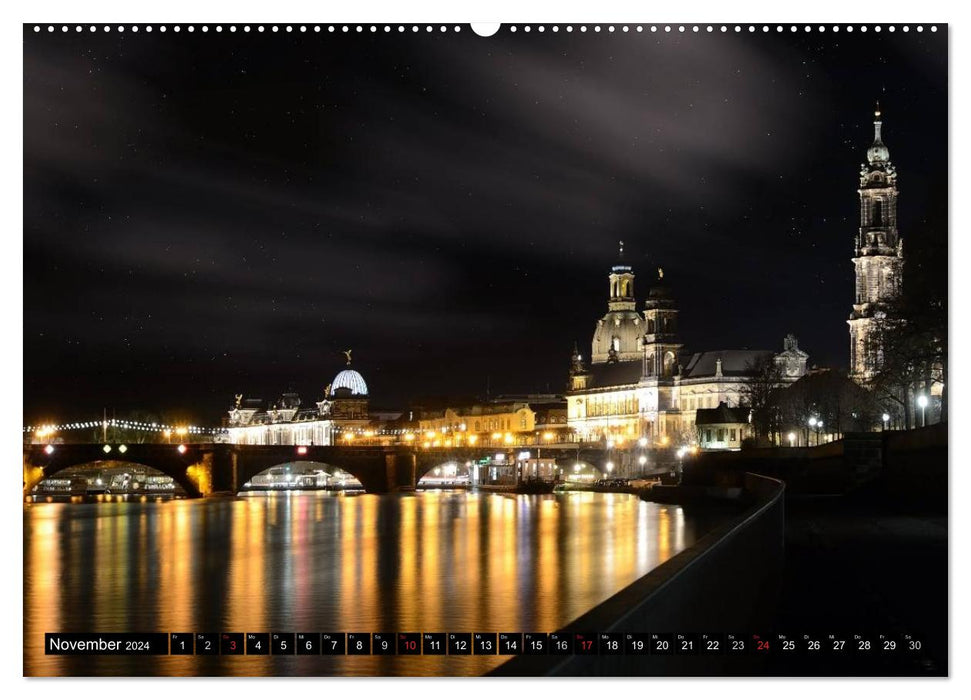 Dresden Die Perle an der Elbe (CALVENDO Premium Wandkalender 2024)