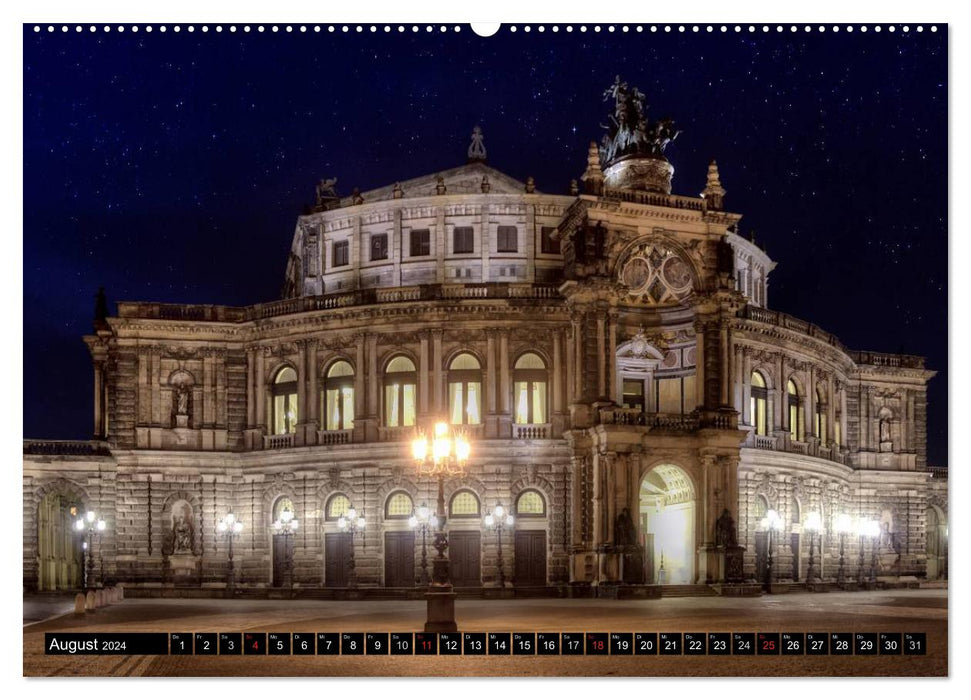 Dresden Die Perle an der Elbe (CALVENDO Premium Wandkalender 2024)