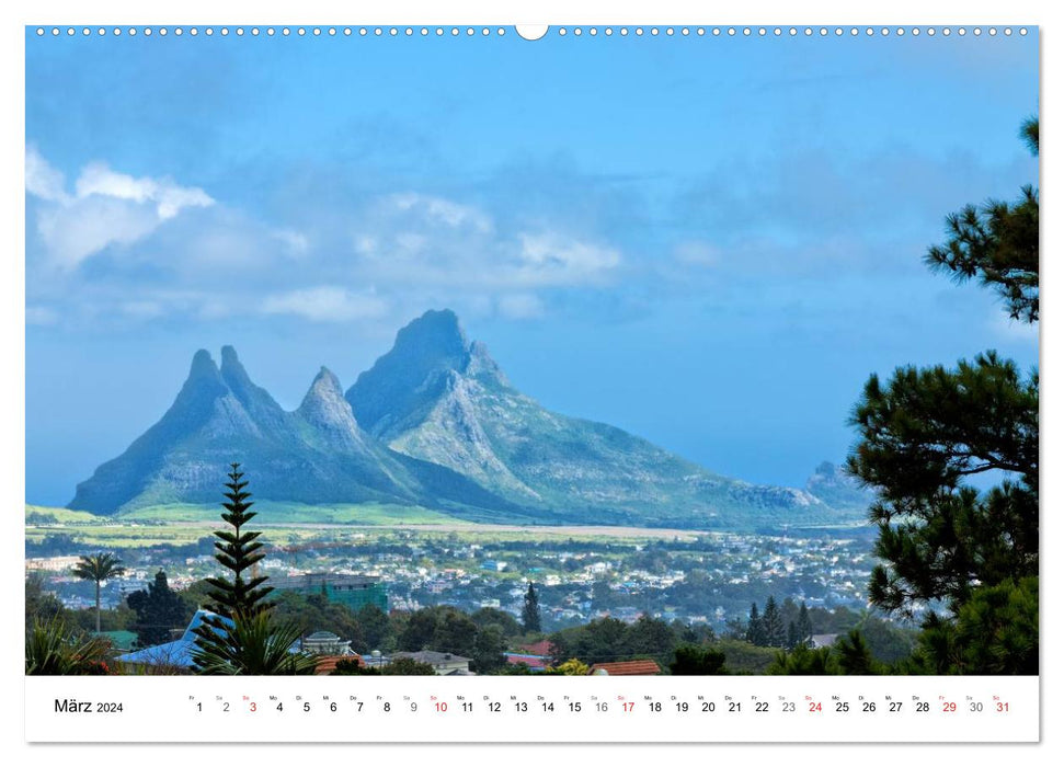 Inselparadies Mauritius (CALVENDO Wandkalender 2024)