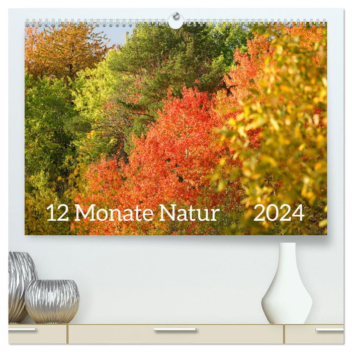 12 Monate Natur (CALVENDO Premium Wandkalender 2024)