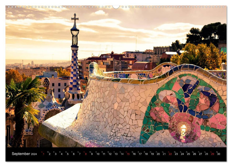 Barcelona - Stadtansichten (CALVENDO Wandkalender 2024)