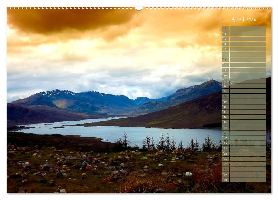 Scotland - Highlands (CALVENDO Premium Wandkalender 2024)