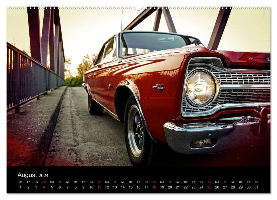 US-Muscle-Cars - Plymouth (CALVENDO Premium Wandkalender 2024)
